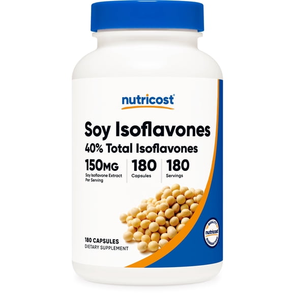 Fórmula de Apoyo Diario Nutricost isoflavonas soja 180