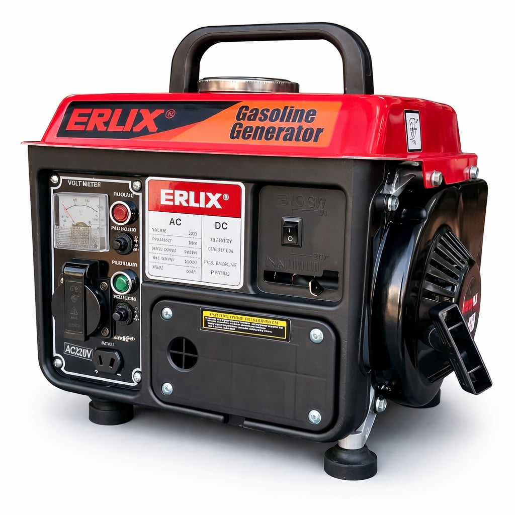 Erux - Generador Eléctrico 850w Mezclero Compacto Alta Eficiencia Energía Portátil Uso Hogar Y Emergencia