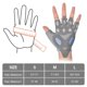 thumbnail image 3 of Guantes Entrenamiento Gym Pesas Alta Calidad Anti-esguince Color Negro Talla M, 3 of 3