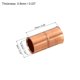 thumbnail image 2 of Uxcell 1/4 Pulgada ID Acoplamiento Recto de Cobre Extremo de Soldadura Conector de Tubería 6 Paquete 1/4 pulgada 10, 2 of 5