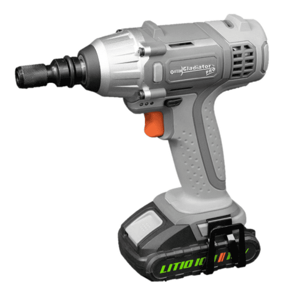 Llave Atornillador Impacto Gladiator ALI 812/18 + 2 Baterías
