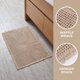 thumbnail image 2 of REGALWOVEN Alfombra de Baño con Flecos de Waffle Suave Absorbente para Lavandería Lavable Alfombras de Baño Gruesas Regalos para el Hogar Bohemia Caqui 18" x 30", 2 of 7