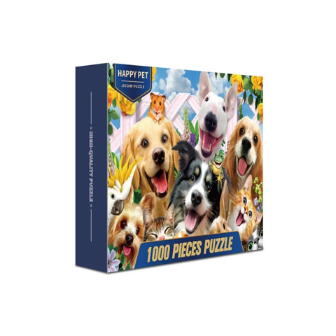 Genérico - Rompecabezas , X Lindos Perros Multicolor