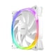 thumbnail image 1 of Ventilador para PC Antec Fusion 120 ARGB White, 120 mm, PWM, Silencioso, Color Blanco, 1 of 3