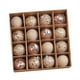 thumbnail image 1 of 16 Piezas De Adornos De Bolas Colgantes Para árbol De Navidad, Colgantes Para Aniversario, Porche, Patio, Champán, 1 of 3