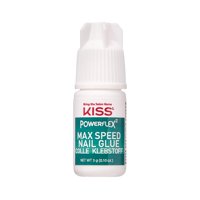 Pegamento Para Uñas Kiss Powerflex Maximum Speed Super Strength, 3 Ml