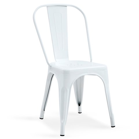 Novahus - Silla Metal Tolix Blanco