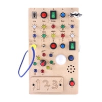 Bothyi - Tablero De Actividades Con Interruptor De Luz Para Niños Y Niñas De 1, 2, 3 Y 4 Años