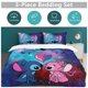 thumbnail image 5 of Stitch Bedding Duvet Cover Anime Bedding Sets 3D Printed Lightweight 3 Pieces Comforter Cover Sets, 5 of 5