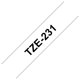 thumbnail image 1 of Cinta adhesiva Brother Genuine P-Touch TZE-221 de 9 mm en blanco y negro, 1 of 2