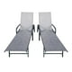 thumbnail image 1 of Juego 2 Reposeras Piscina Terraza Gris, 1 of 4