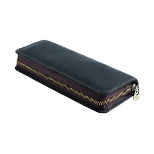 Magideal - Estuche Para Bolígrafos Portátil, Bolsa De Almacenamiento De Papelería, Bolsa Para Lápices De Dibujo A La Moda, Bolsa De Almacenamiento Para Bolígrafo Negro