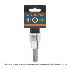 Truper - Dado De Punta Allen Cuadrante 1/2"" 10Mm