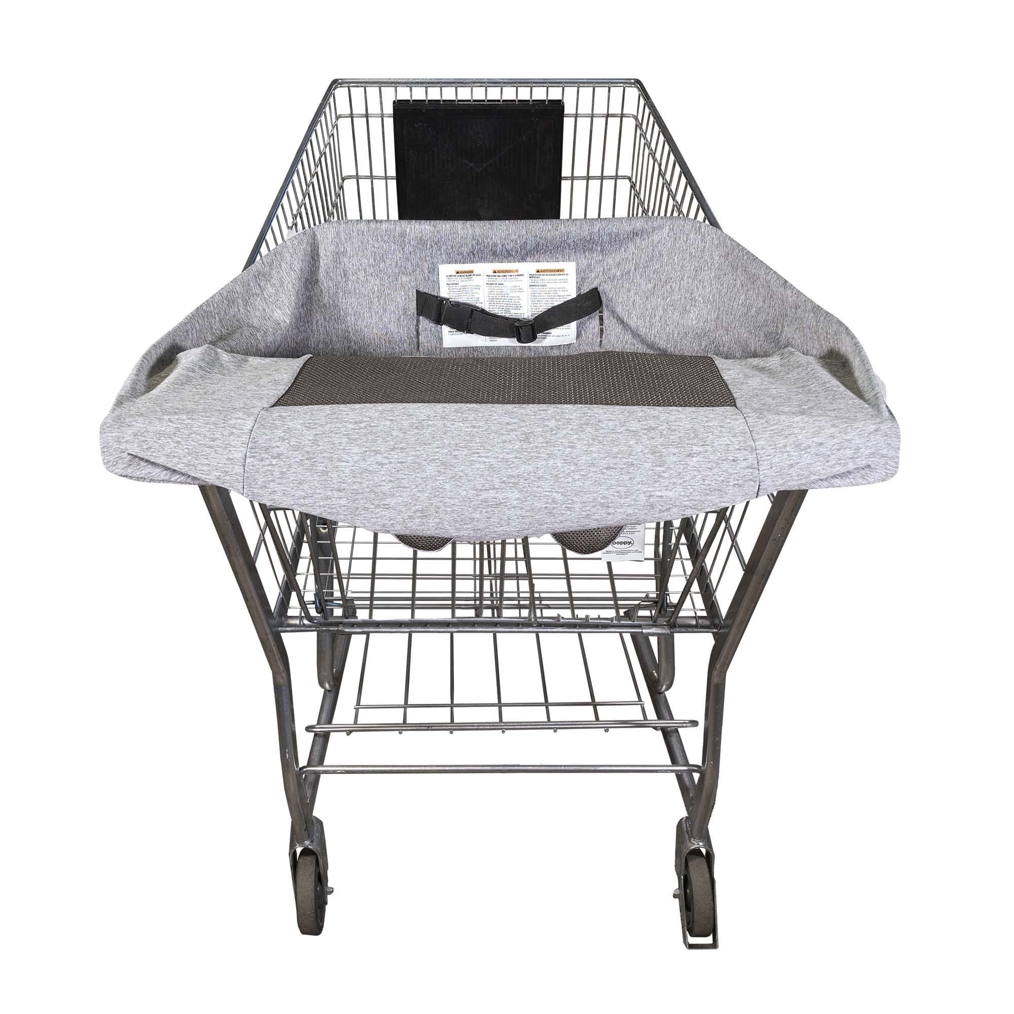 Funda Para Carrito De Compras Boppy Compact Antibacterial Grey 6-48m