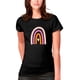 thumbnail image 1 of Polera Estampado Arcoiris Rainbow Algodon Moda Mujer, 1 of 2