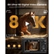thumbnail image 2 of Cámara digital LOUM 8K 88MP WiFi vlogging con doble lente 64GB, 2 of 8