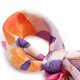 thumbnail image 3 of Pañuelo tipo seda 70 x 70 estampado floral fucsia Talla Única, 3 of 5