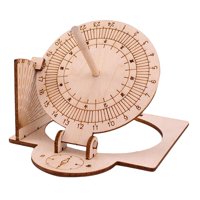 Bothyi - Reloj De Sol Ecuatorial, Kit De Construcción De Madera Diy, Juguetes Educativos