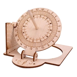 Bothyi - Reloj De Sol Ecuatorial, Kit De Construcción De Madera Diy, Juguetes Educativos