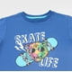 thumbnail image 3 of Polera Niño Kids M/C Print Fluor Azul Corona, 3 of 5