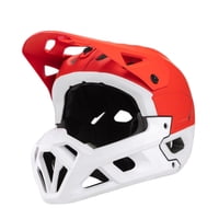 Magideal - Casco De Bicicleta Con Ventilación Y Capuchón, Ajustable Para Bicicletas De Montaña, Bicicletas De Carretera, Adultos Y Tablas De Snowboard. Blanco Rojo