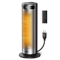 Calentador Eléctrico Dreo Para Habitación Grande De 20 Pulgadas Con Control Remoto