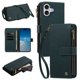thumbnail image 5 of Funda Cartera para iPhone 17 con Cremallera y Ranuras, Verde, 5 of 6
