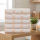 thumbnail image 4 of REGALWOVEN Toallas de Algodón Absorbente Suave con Estampado Floral, Toallas Faciales Reutilizables para Baño, Gimnasio, Spa 13" x 13" Amarillo 4pk, 4 of 7