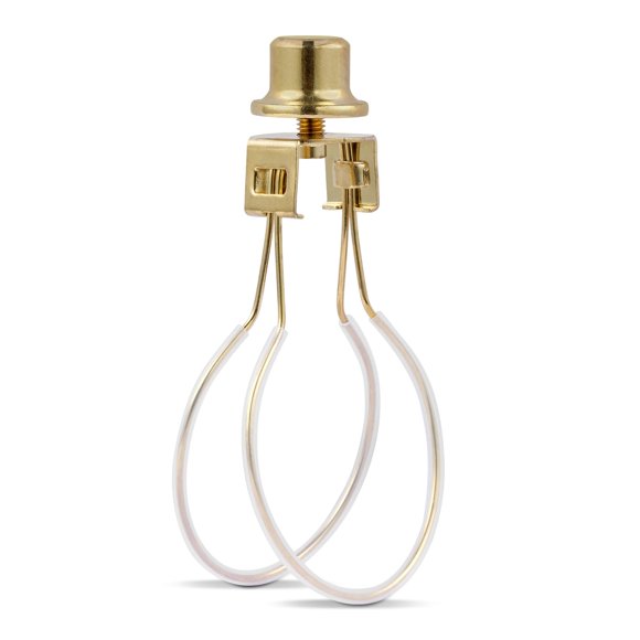 Soporte para Pantalla de Lámpara QVQCWD 11 cm Dorado con Remate