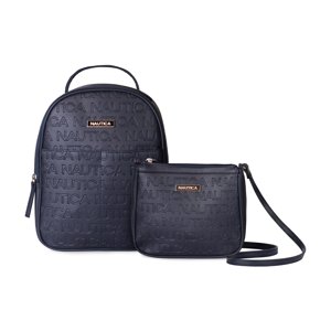 Pack Nautica Mochila Queen + Cartera Princess Azul