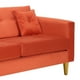 thumbnail image 4 of Sofa New Retro 3c Felpa 01 Naranja, 4 of 6