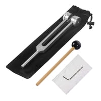 Magideal - Juego De Diapasón, Herramienta De Audífono Con Martillo, Herramienta De Reparación De Diapasón De Aluminio, Horquilla De Prueba Para Recolección De Or