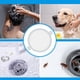 thumbnail image 3 of Pegatinas desechables para recoger el pelo en el desagüe de la ducha, paquete de 35, 3 of 7