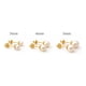 thumbnail image 4 of Aros Perla Cultivada Casquillo 5mm N3 Oro 18k 1.40gr Mujer Dorado, 4 of 5
