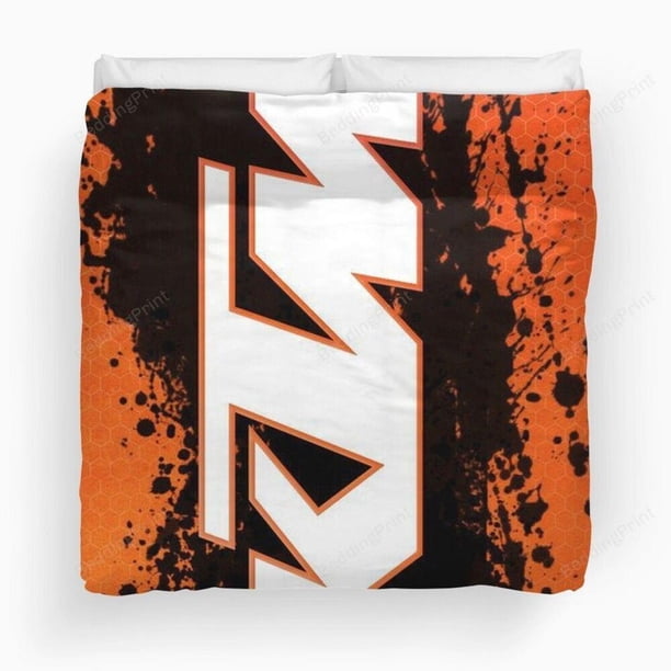 KTM Racing Quilt Duvet Cover Set Bed Linen Kids Soft Comforter Cover