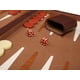 thumbnail image 4 of Juego de Backgammon Middleton Games Estuche Marrón de 46 cm, 4 of 6