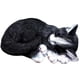 thumbnail image 1 of Estatuilla De Adornos De Estatua De Gato Durmiente En Miniatura Encantadora Para Decoración Del Hogar De Patio Negro, 1 of 5