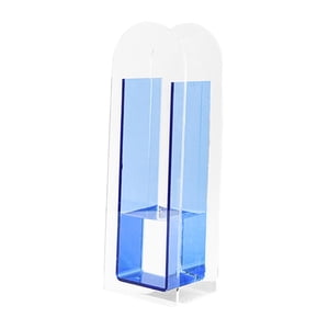 Bothyi - Florero De Acrílico Contenedor Floral Maceta Floreros Decorativos Centros De Mesa Medio Azul