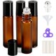 thumbnail image 1 of Juego de 4 botellas PrettyCare de 10 ml de vidrio ámbar, 1 of 9