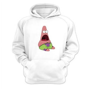 Genérico - Polerón Canguro Estrella Dibujos Animados Blanco Talla L Unisex