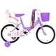 thumbnail image 2 of Bicicleta Aro 16 Infantil Con Peluchero Lila Angel, 2 of 2