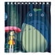 thumbnail image 1 of Cortina de ducha de Mi Vecino Toroto, juego de cortinas de baño con ganchos, tamaño 66 x 72 pulgadas, 1 of 3