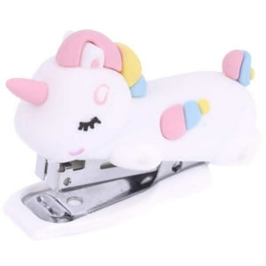 Genérico - Engrapadora Con Diseño De Unicornio - Mágica Y Funcional