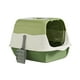 thumbnail image 2 of Arenero Para Gatos Con Capucha Y Tapa Desmontable Fácil De Limpiar Con Pala Verde, 2 of 3