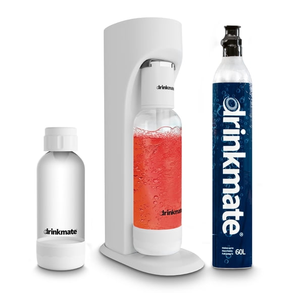 Máquina de Soda Drinkmate OmniFizz con Kit de CO2 60L Blanca