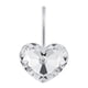thumbnail image 4 of Ganchos para cortinas de ducha Actpe decorativos en forma de corazón de cristal, 4 of 9