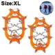 thumbnail image 2 of Crampones antideslizantes para montañismo al aire libre de 19 dientes. Cubrezapatos antideslizantes de acero inoxidable para hielo y nieve. Suministros reforzados para escalada en hielo de 19 dientes., 2 of 5
