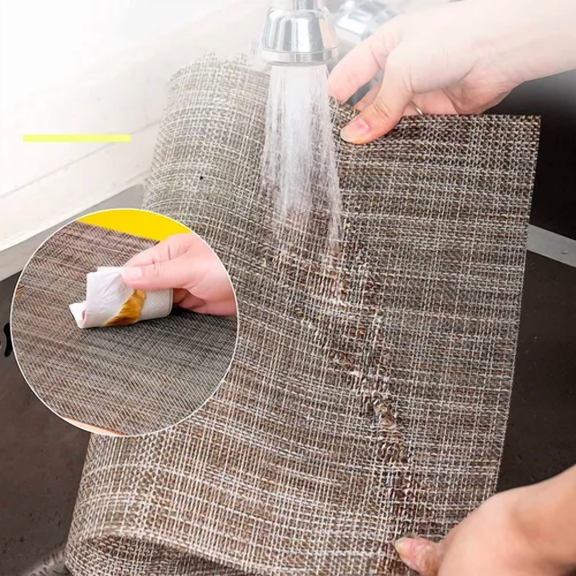 Genérico - Set 6 Individuales Rectangulares Trenzados 45X30