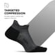thumbnail image 3 of Calcetines Tobilleros Elite Max Cushion No Show Tab Color Gris L, 3 of 7