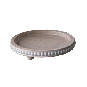 Bothyi - Bandeja De Desayuno Bandeja Redonda Multiusos Para Servir Gabinete Dormitorio Granja